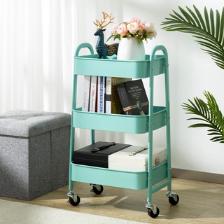 KỆ SẮT 3 TẦNG CÓ BÁNH XE
