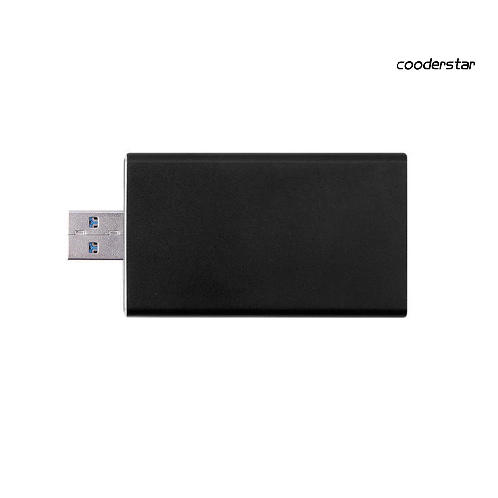 COOD-st USB 3.0 to mSATA SSD Hard Disk Box Converter Adapter Enclosure External Case