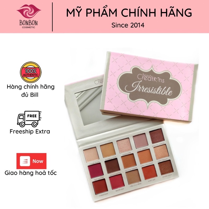 Bảng phấn mắt Irresistible của Beauty Creations