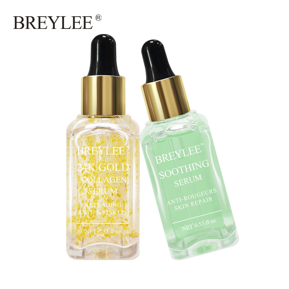 Set 2 Lọ Serum Breylee Chứa Tinh Chất Vàng 24K Giúp Làm Trắng Và Chống Lão Hóa Da