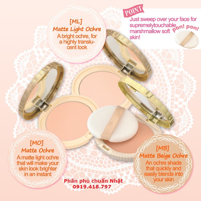 [Canmake-Nhật Bản] PHẤN PHỦ SIÊU MỊN KIỀM DẦU - Transparent Finish Powder