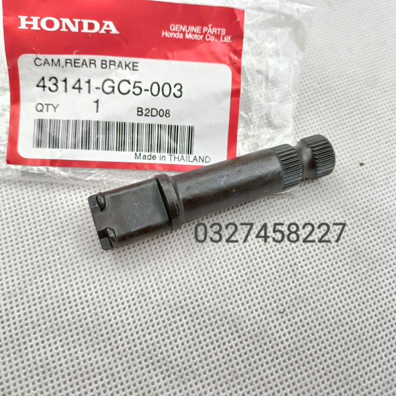 Trục cốt má phanh đùm trước xe DREAM Thái màu đen zin Honda