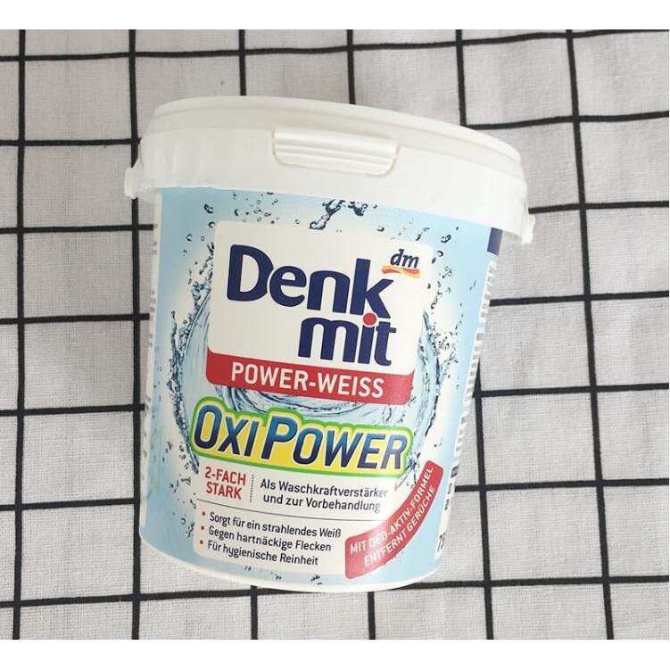 Bột giặt tẩy trắng quần áo DENKMIT Oxi Power-WEISS 750g 55637 nhập Đức