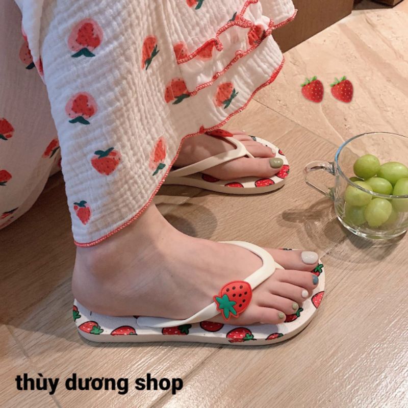 Dép xỏ ngón nữ.Tông nữ mùa hè đế bằng phong cách hàn quốc