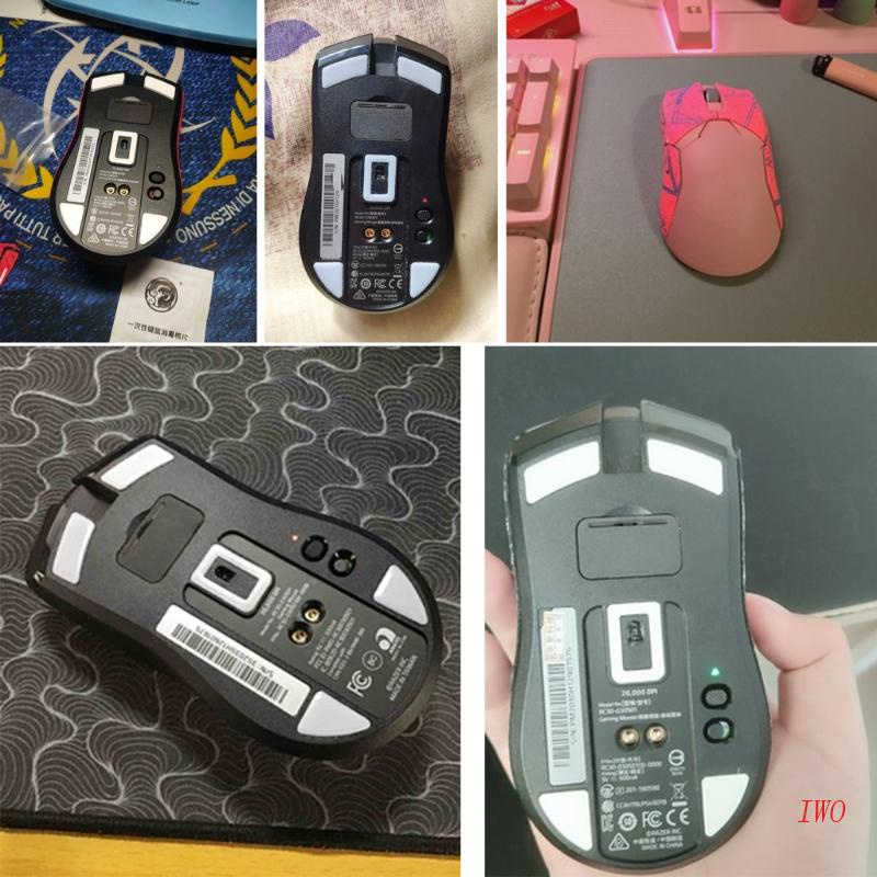 Bộ 2 Miếng Dán Chân Chuột Máy Tính Màu Trắng Thay Thế Cho RAZER VIPER Ultimate