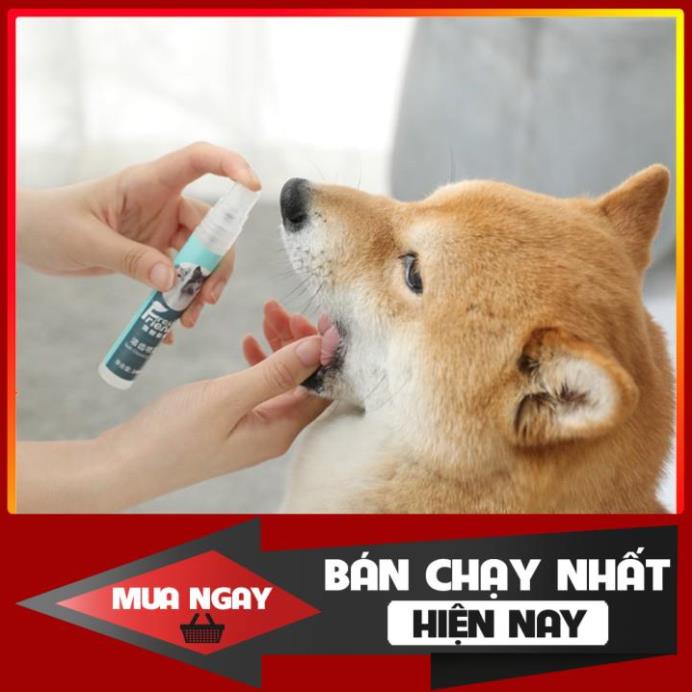 Xịt Thơm Miệng Vệ Sinh Răng Miệng Chó Mèo FRESH FRIEND 14 ml #Tintin Pet Store