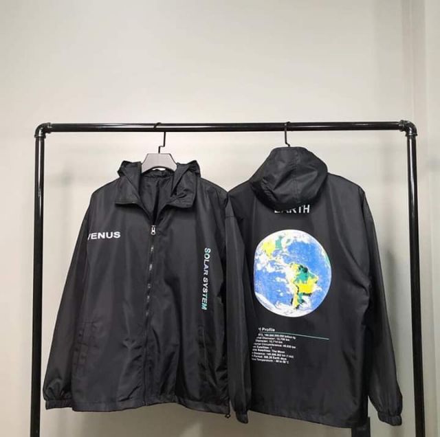 [Giá rẻ] Áo khoác dù unisex planet