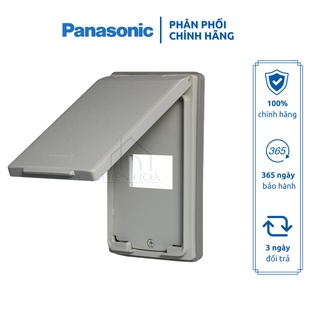 Mặt có nắp che mưa dùng cho 1/2/3/ thiết bị, màu trắng Panasonic dòng Wide Series