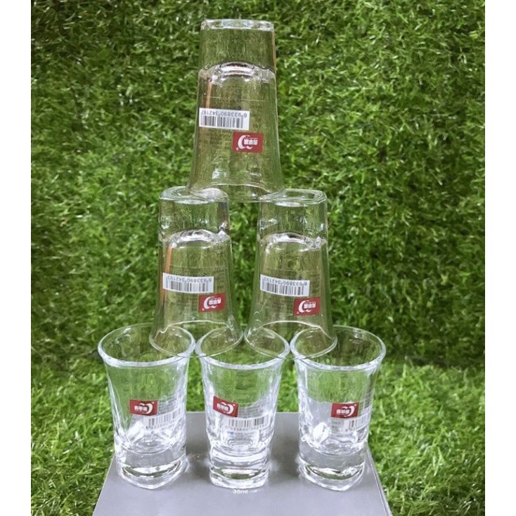 Bộ 6 ly thủy tinh uống rượu cao cấp