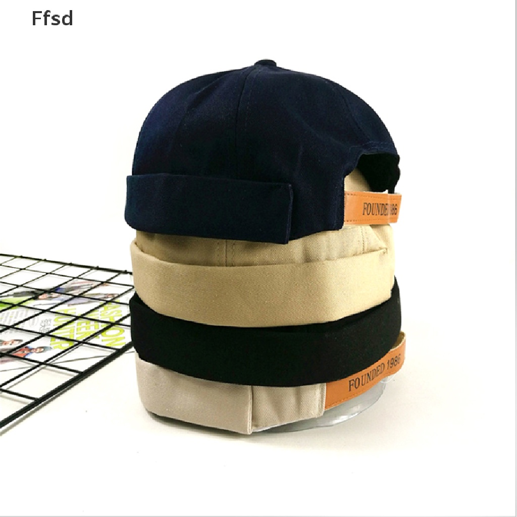 {Ffsd} Mũ Bóng Chày Không Vành Có Thể Điều Chỉnh Chữ Cái Cho Nam Và Nữ Bán Chạy