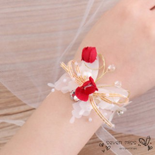 Vòng Hoa Đeo Cổ Tay Cho Phù Dâu
