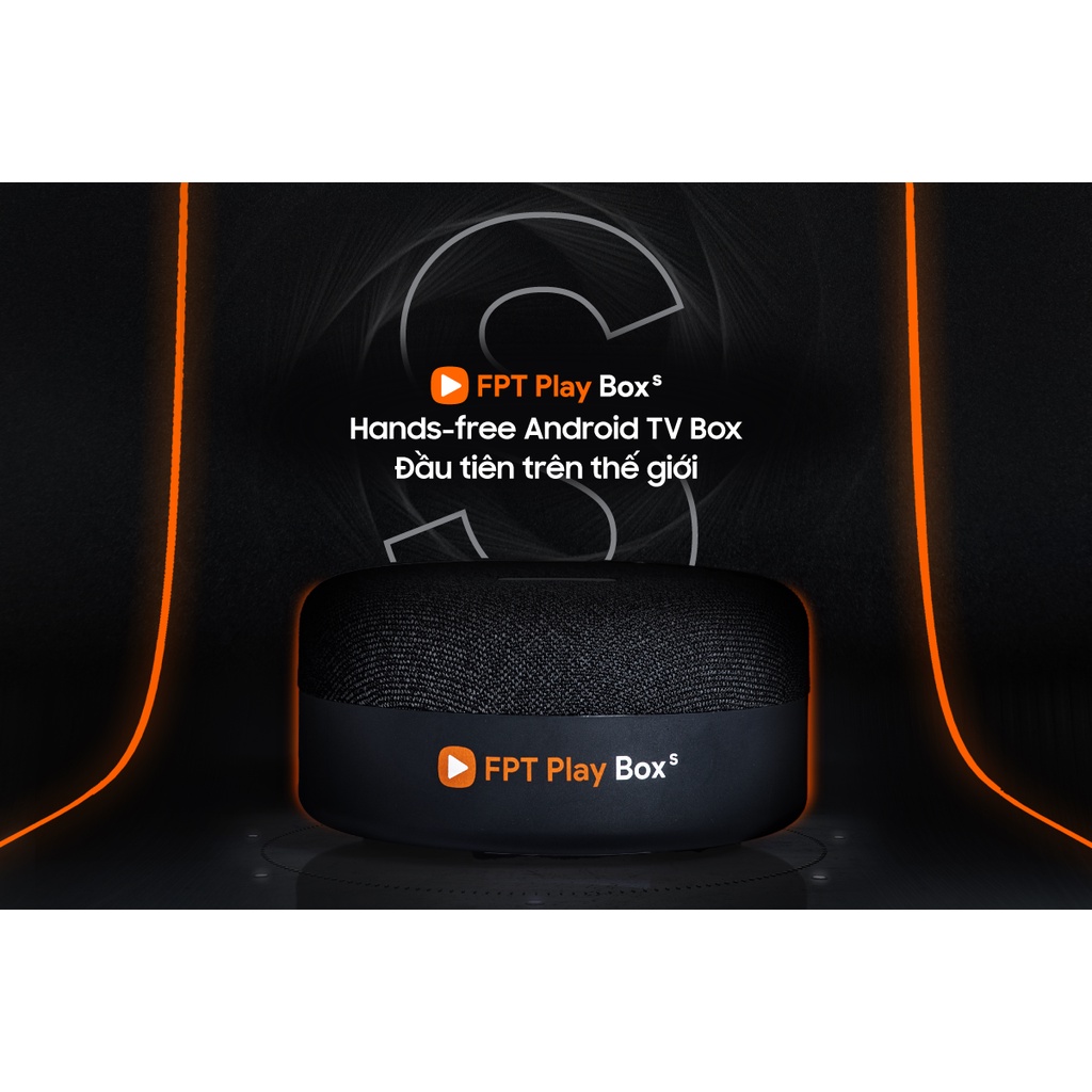 FPT Play Box S 2021 mã T590 Smart Home Smart hub điều khiển giọng nói không chạm hands free Android tv box Fpt và loa