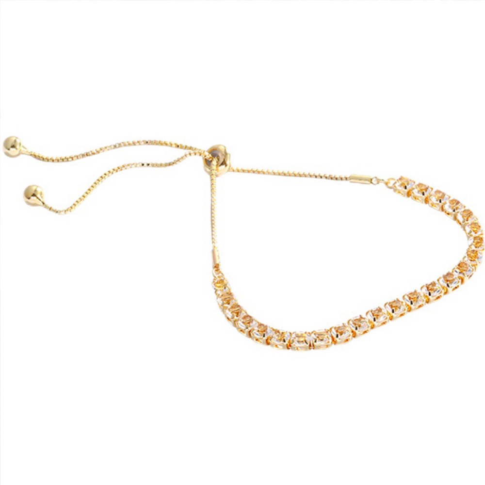 Vòng tay đính đá zircon đơn giản sang trọng thời trang cho nữ