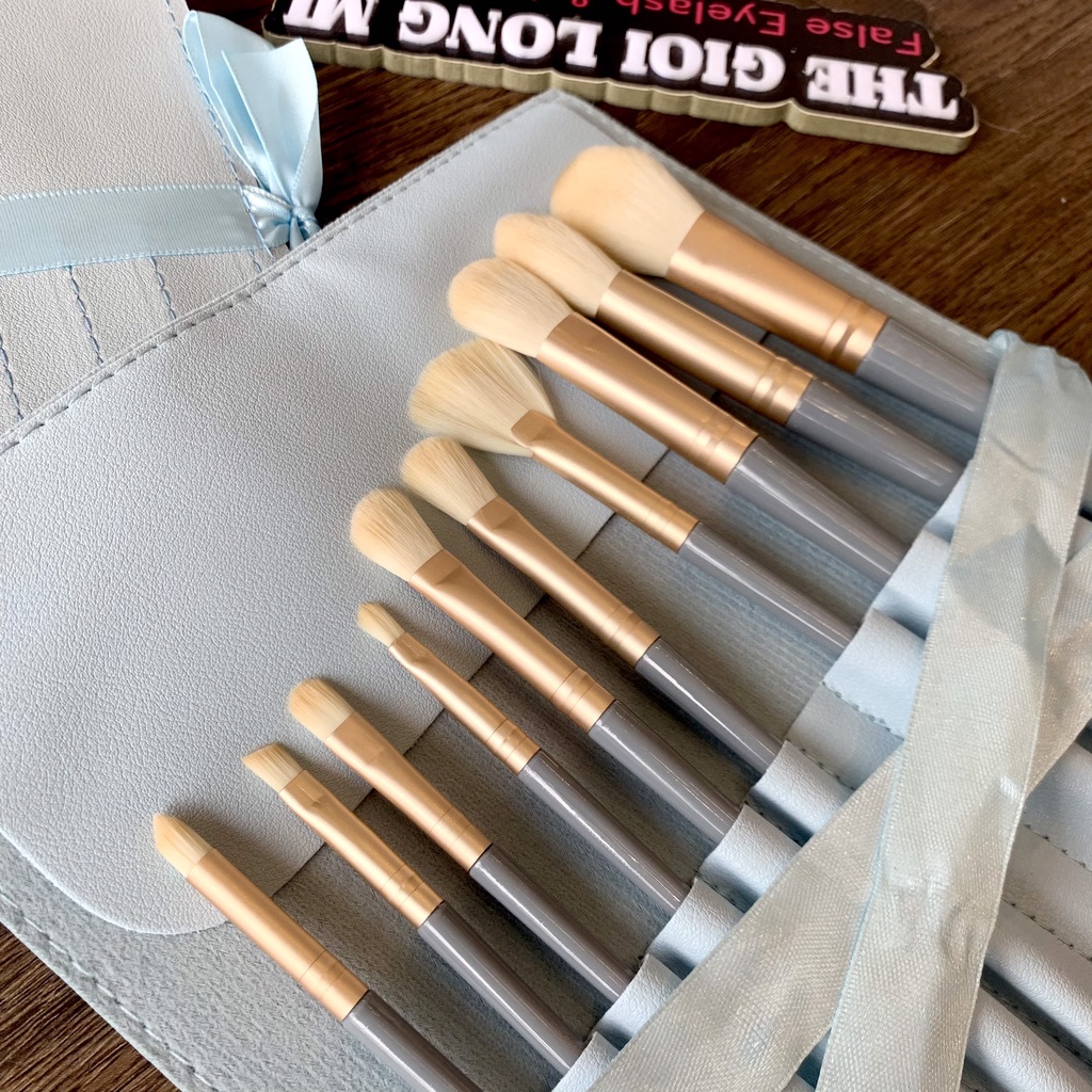 TGLM BỘ CỌ 10 CÂY BAO DA XANH DƯƠNG PASTEL