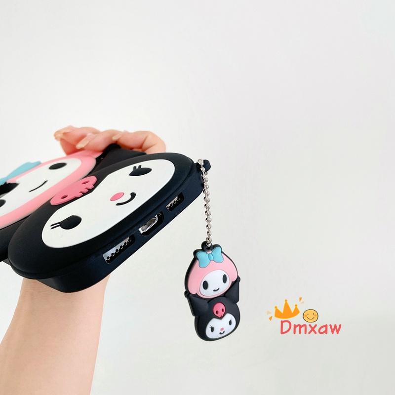 Ốp Điện Thoại Silicon Mềm Họa Tiết Kuromi Hoạt Hình Cho iPhone 13 Pro Max 12 11 Pro Max X XR XS Max 8 7 6 6s Plus SE 2020