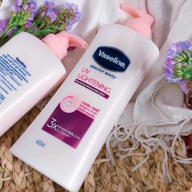 Sữa Dưỡng Thể VASELINE 3X Ban Đêm / Dưỡng thể Trắng Da Chống Nắng Và Ô Nhiễm Môi Trường Vaseline Spf 24 Pa ++ 400Ml