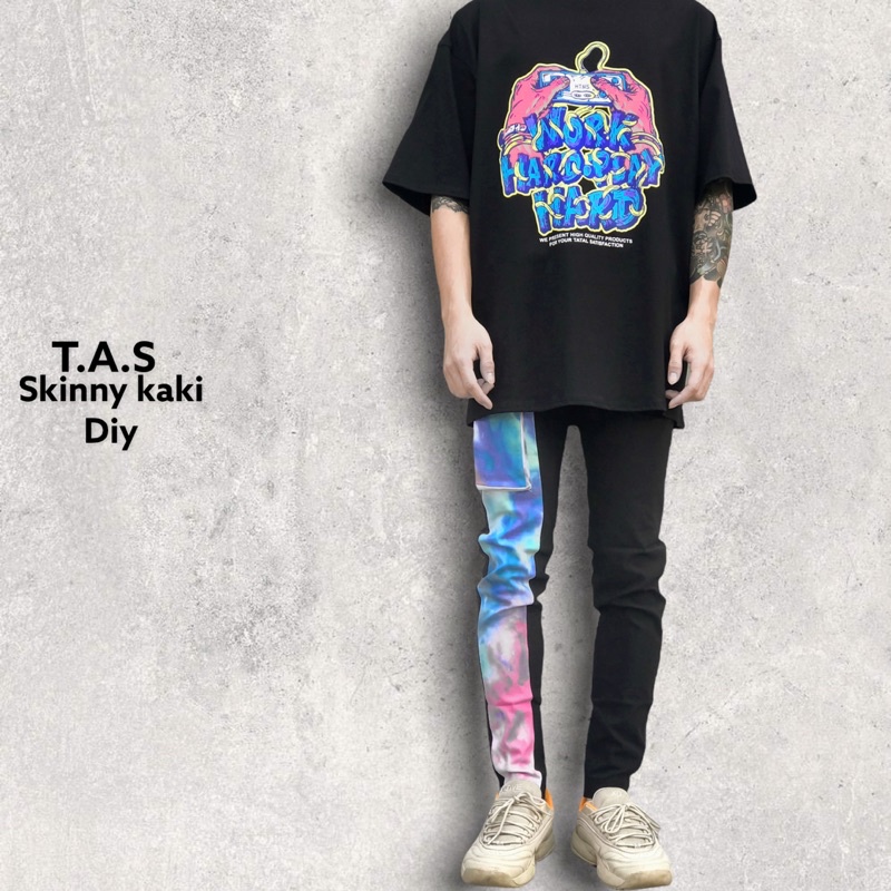 Quần Kaki - Tiedye-Skinny Pants