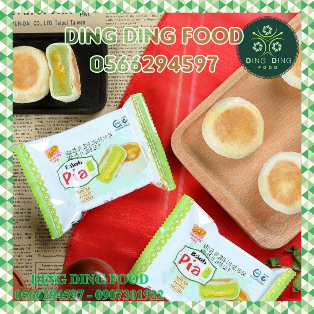 Date 9/2023 - Bánh Pía Kim Sa Dứa Trứng Chảy 480g  Tân Huê Viên, Mini, Không Sầu Riêng, DING DING
