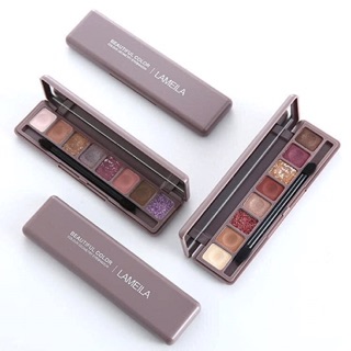 Phấn Mắt Lameila 9 Ô Vỏ Nâu
