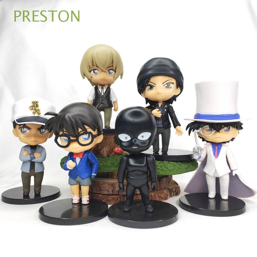 Bộ 6 món đồ chơi mô hình hành động mini hình nhân vật trong Detective Conan