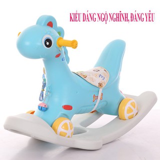 Ngựa bập bênh 2in1 đa năng