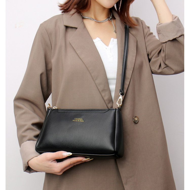 Túi Xách Da Mềm Nhiều Lớp Phong Cách Hàn Quốc 2022 6091#