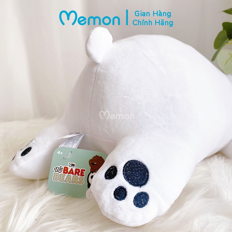 [Mã LIFEXANH03 giảm 10% đơn 500K] [Mã LIFEM1 giảm 50k đơn 99k] Gấu Bông Bộ Ba Chú Gấu We Bare Bears Nằm Cao Cấp Memon