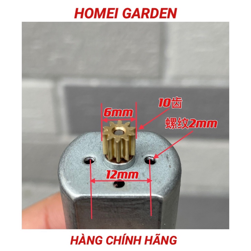 Động cơ DC 280 3V-9V tốc độ cao mô hình đồ chơi mô hình vi mô hình động cơ 10 răng - G004
