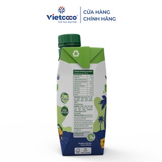 Sữa dừa Organic UHT Vietcoco - hộp 330ml