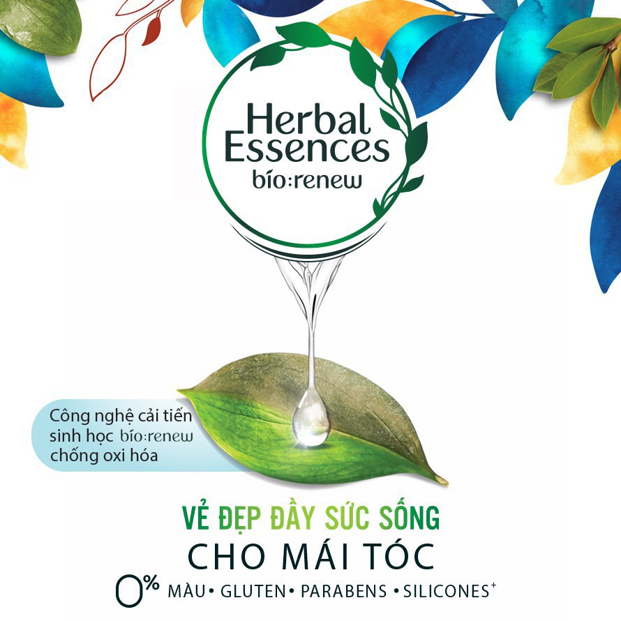 Dầu Gội HERBAL ESSENCES chai 400ml Bưởi và Bạc Hà / Argan Oil