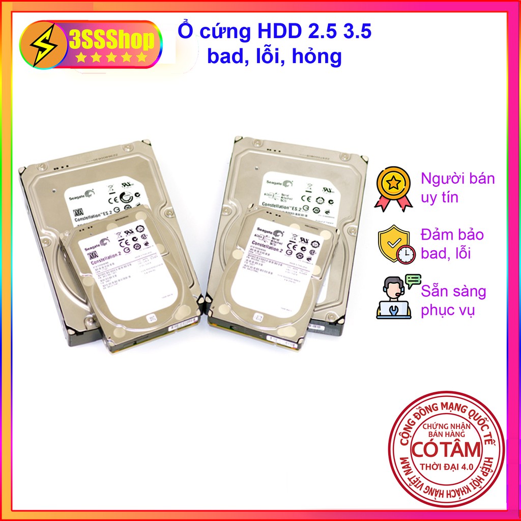 Ổ cứng HDD bad lỗi hỏng để chế cháo nghiên cứu khoa học