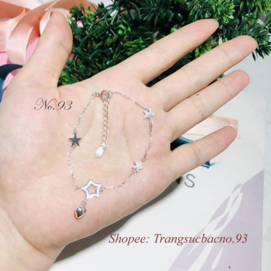 (BẠC CHUẨN)  LẮC TAY BẠC CHO NỮ ĐẸP TRANG SỨC CAO CẤP NO.93 VÒNG TAY BẠC ĐẸP  SILVER x a . | BigBuy360 - bigbuy360.vn