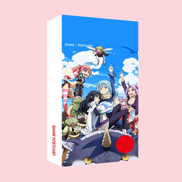 Hộp ảnh postcard CHUYỂN SINH THÀNH SLIME Tensei shitara Datta Ken mẫu mới in hình anime chibi