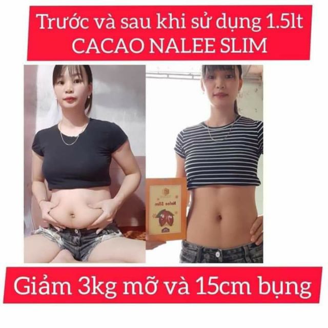 Giảm cân ca cao NALEE SLIM mua 1được tặng 4 gói .mua 3 hộp được tặng một hộp