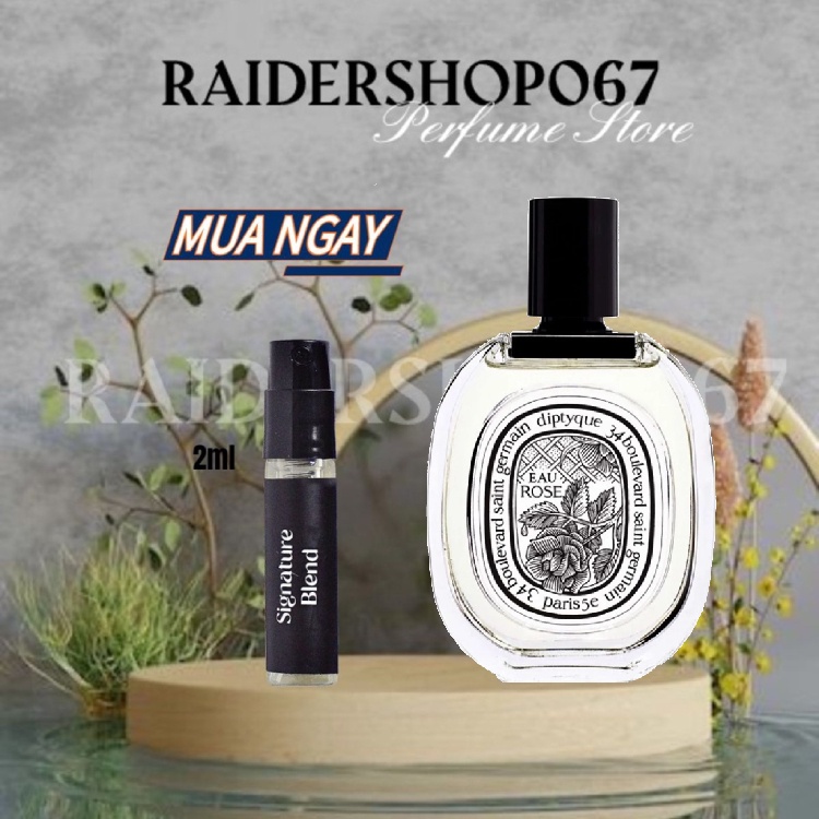 Nước hoa Eau Rose by Diptyque Tester (2ml/5ml/10ml)