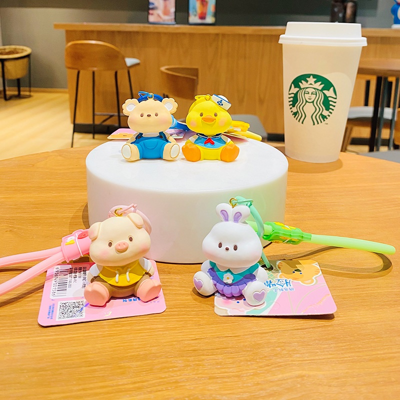 Móc Chìa Khóa Hình Động Vật Sáng Tạo Tinh Xảo