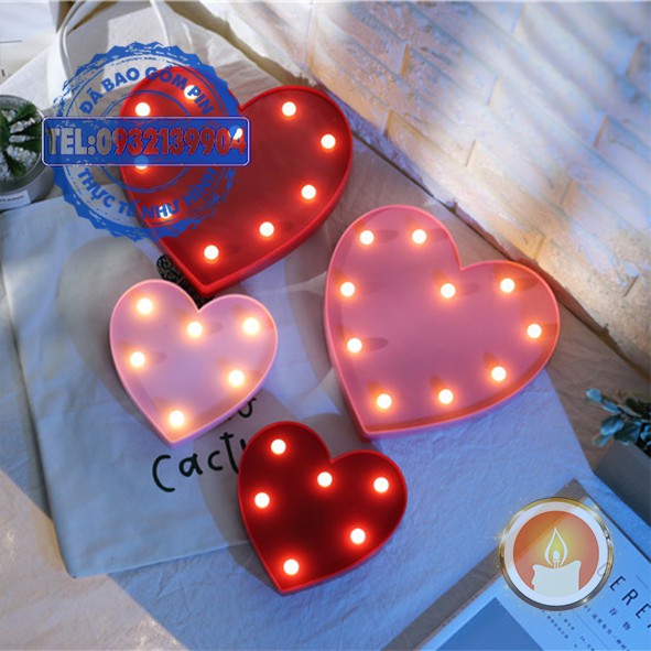 Đèn LED, đèn NEON trang trí nhiều hình