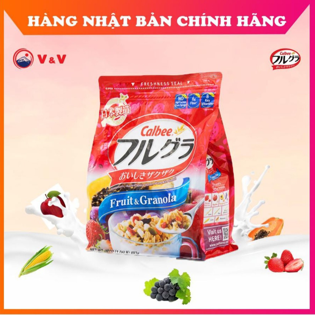 Ngũ cốc Calbee 800g Nhật Bản