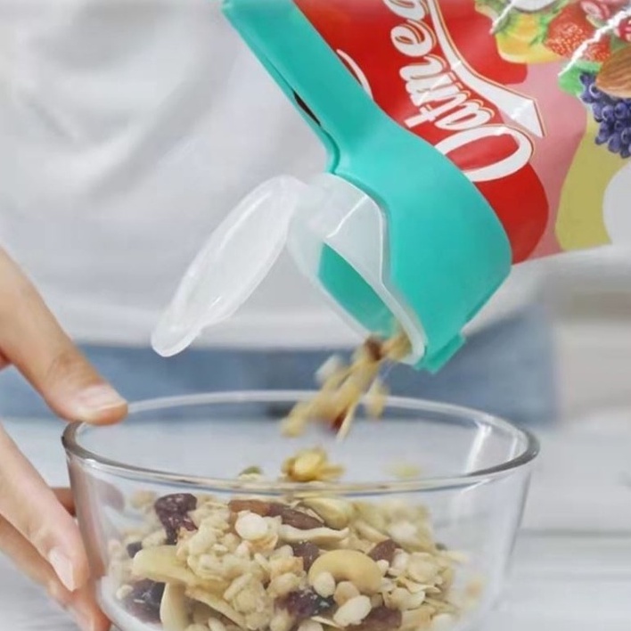 Kẹp đóng kín túi thức ăn XIAODUOJIAJU bằng nhựa tiện dụng cho nhà bếp