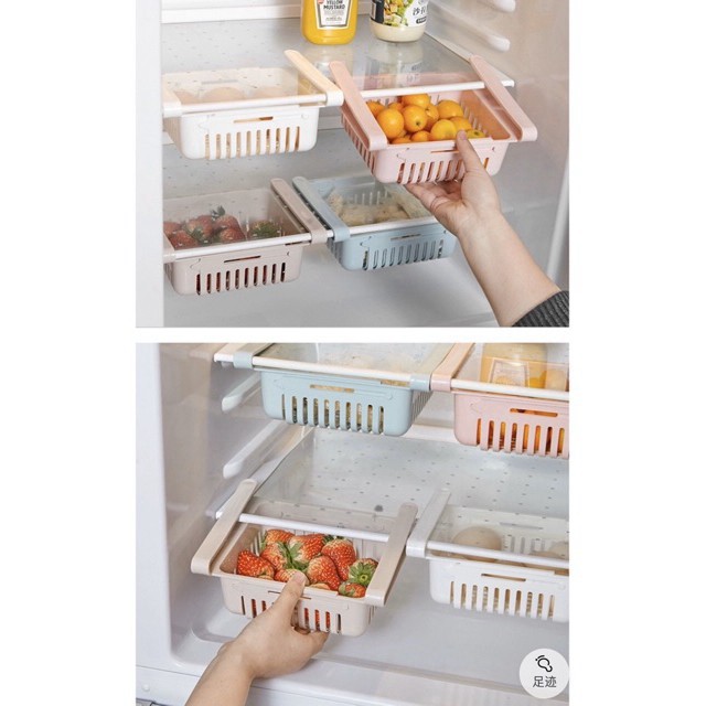Khay Tủ Lạnh FreeShip Khay Chịu lục Rổ Để Tủ Lạnh Tiện ích Thông Minh