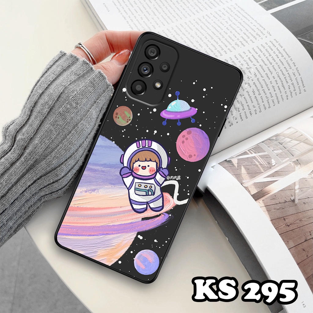Ốp lưng Samsung M52 5G - Samsung M53 - Ốp in hình Ngân hà &amp; Roro Jumb - Lưng nhám viền TPU