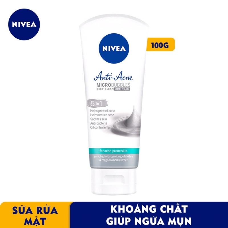 SỮA RỬA MẶT NIVEA 100g (Nữ)