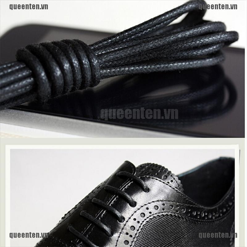 Cặp dây buộc giày lõi tròn bằng cotton sáp 85cm nhiều màu sắc