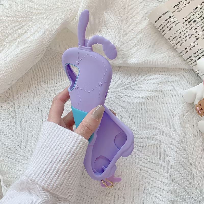 Ốp Điện Thoại Silicone Mềm Hình Gấu Thỏ Stella 3D Cho iPhone 14 Pro Max 13 Pro Max 12 Pro Max 11 Pro Max 6 6s 7 8 Plus SE 2020 X Xs Max XR 12