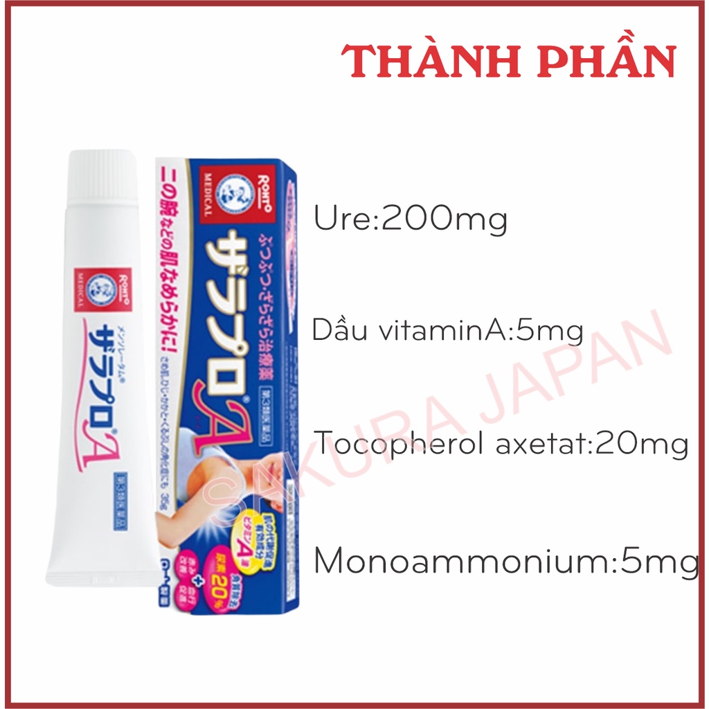 Kem loại bỏ viêm nang lông Zaraporo Rohto Nhật Bản hết viêm lỗ chân lông viêm á sừng