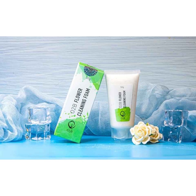 O2B Flower Cleaning Foam Sửa Rửa Mặt Hoa anh Đào