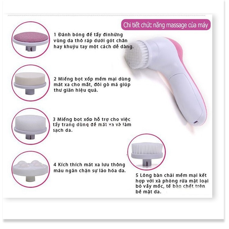 Máy rửa mặt 💓FREESHIP💓 Máy rửa mặt Beauty Care massage chăm sóc da mặt cầm tay làm cho làn da mịn màng, tươi sáng  2200 | BigBuy360 - bigbuy360.vn