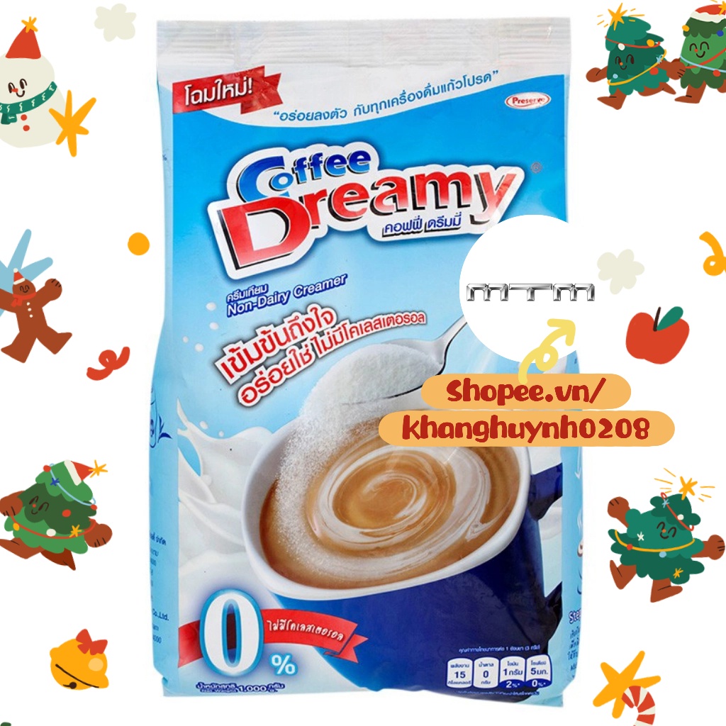 Bột Sữa Kem Béo Thái Coffee Dreamy Pha Trà Sữa 1kg