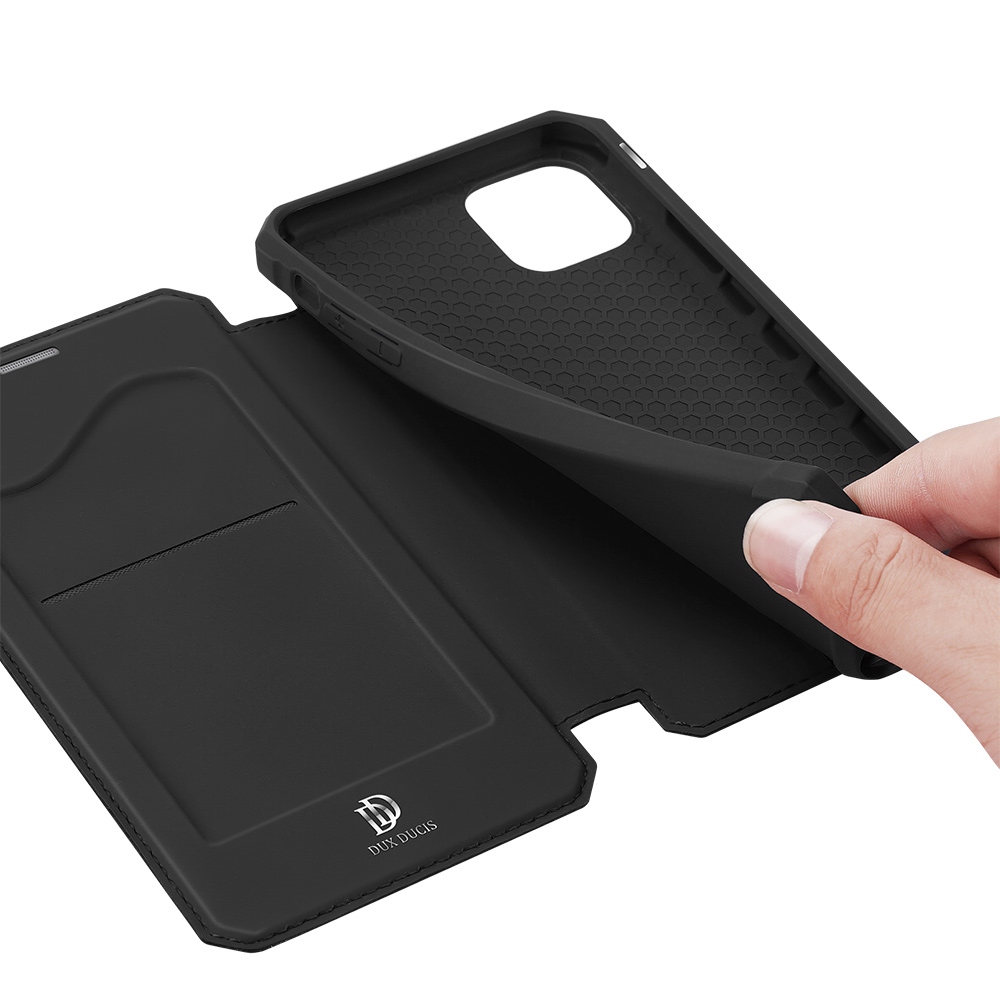 Bao Da Điện Thoại DUX DUCIS Nắp Gập Dạng Lưới Tản Nhiệt Cho Iphone 12 Pro Max 12 Mini