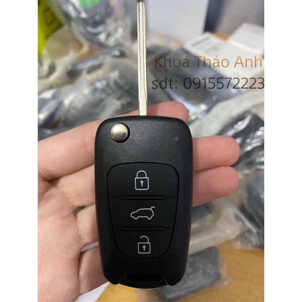 Vỏ chìa khoá remote xe Kia Morning, Forte, Carens, Cetaro